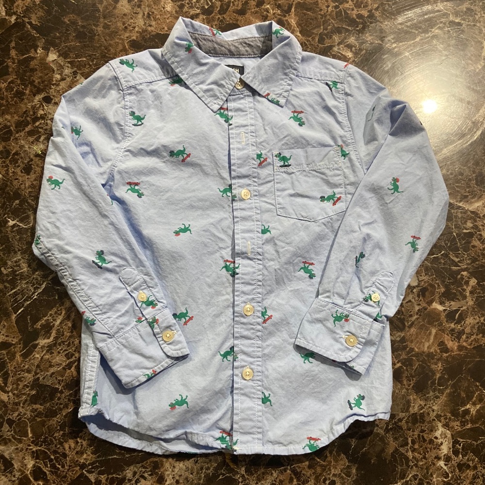OshKosh Dinosaurs Button Down